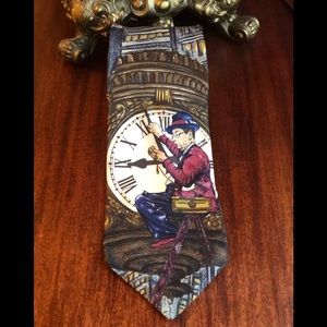 Pierre Balmain Paris 100% Italian silk neck tie